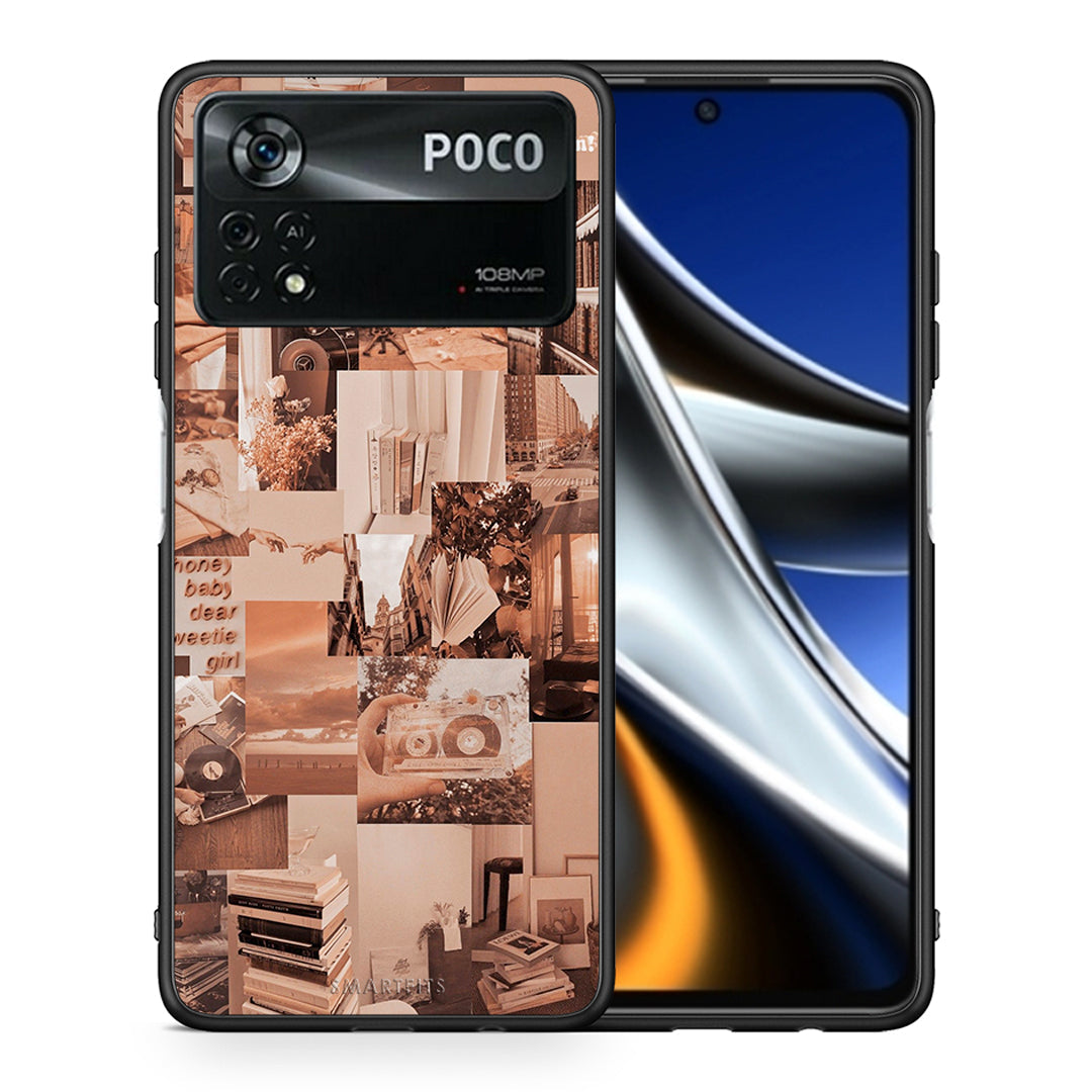 Θήκη Αγίου Βαλεντίνου Xiaomi Poco X4 Pro 5G Collage You Can από τη Smartfits με σχέδιο στο πίσω μέρος και μαύρο περίβλημα | Xiaomi Poco X4 Pro 5G Collage You Can case with colorful back and black bezels