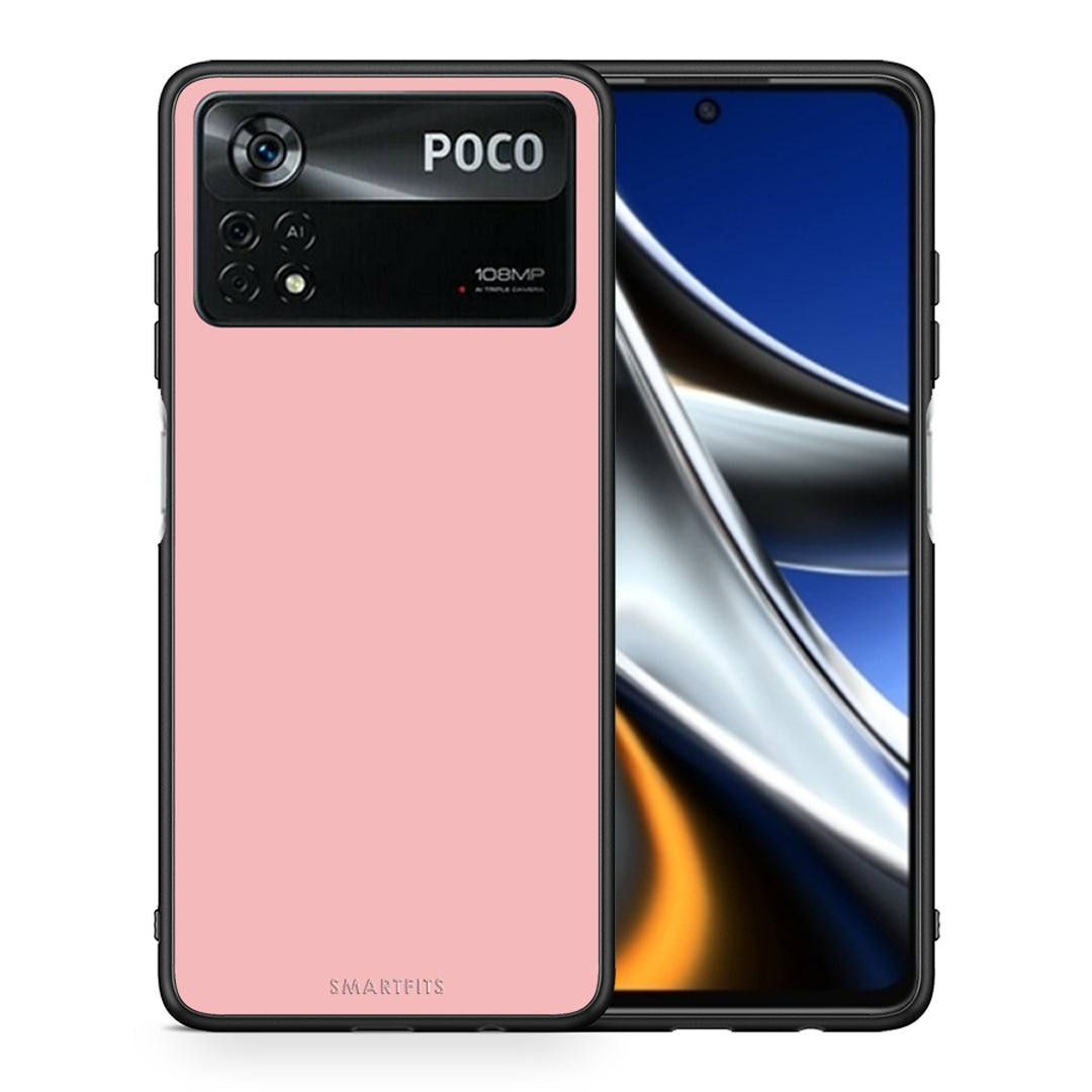 Θήκη Xiaomi Poco X4 Pro 5G Nude Color από τη Smartfits με σχέδιο στο πίσω μέρος και μαύρο περίβλημα | Xiaomi Poco X4 Pro 5G Nude Color case with colorful back and black bezels