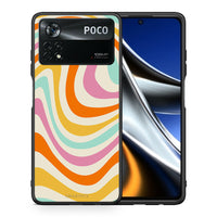 Thumbnail for Θήκη Xiaomi Poco X4 Pro 5G Colourful Waves από τη Smartfits με σχέδιο στο πίσω μέρος και μαύρο περίβλημα | Xiaomi Poco X4 Pro 5G Colourful Waves case with colorful back and black bezels