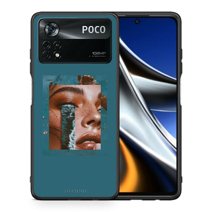 Θήκη Xiaomi Poco X4 Pro 5G Cry An Ocean από τη Smartfits με σχέδιο στο πίσω μέρος και μαύρο περίβλημα | Xiaomi Poco X4 Pro 5G Cry An Ocean case with colorful back and black bezels
