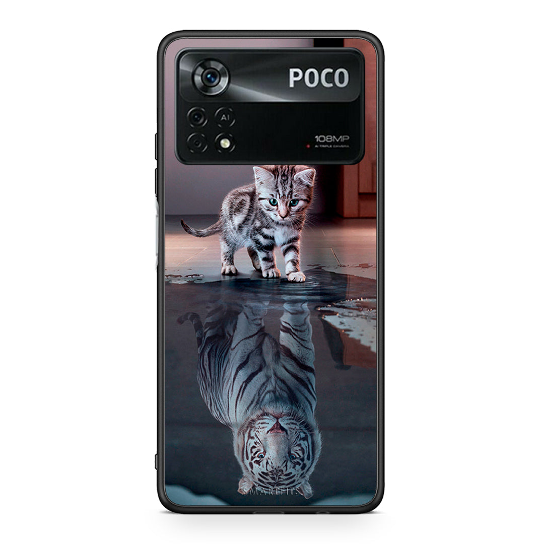 4 - Xiaomi Poco X4 Pro 5G Tiger Cute case, cover, bumper
