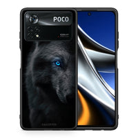 Thumbnail for Θήκη Xiaomi Poco X4 Pro 5G Dark Wolf από τη Smartfits με σχέδιο στο πίσω μέρος και μαύρο περίβλημα | Xiaomi Poco X4 Pro 5G Dark Wolf case with colorful back and black bezels