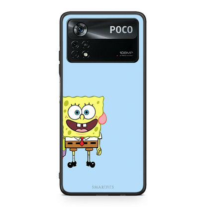 Xiaomi Poco X4 Pro 5G Friends Bob θήκη από τη Smartfits με σχέδιο στο πίσω μέρος και μαύρο περίβλημα | Smartphone case with colorful back and black bezels by Smartfits