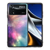 Thumbnail for Θήκη Xiaomi Poco X4 Pro 5G Rainbow Galaxy από τη Smartfits με σχέδιο στο πίσω μέρος και μαύρο περίβλημα | Xiaomi Poco X4 Pro 5G Rainbow Galaxy case with colorful back and black bezels