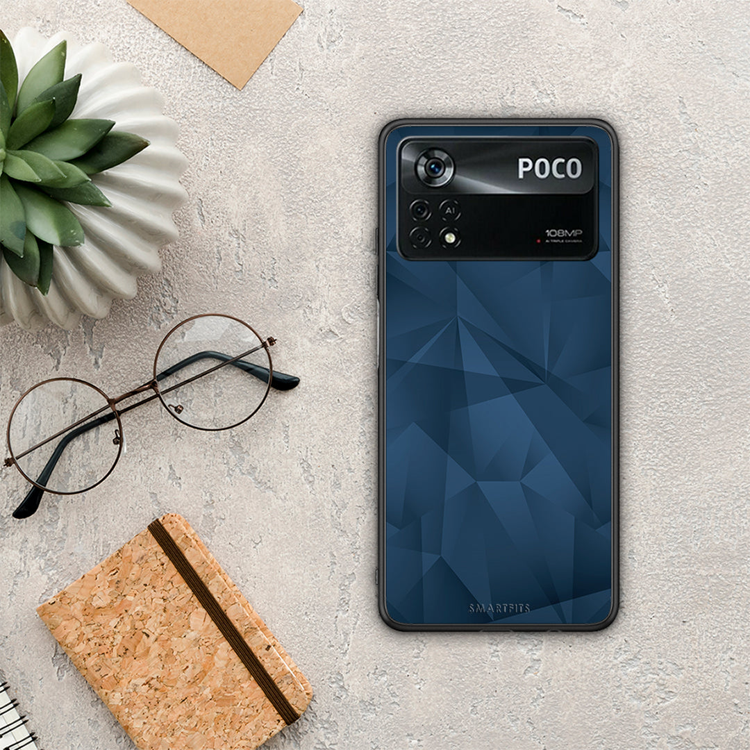 Geometric Blue Abstract - Xiaomi Poco X4 Pro 5G θήκη