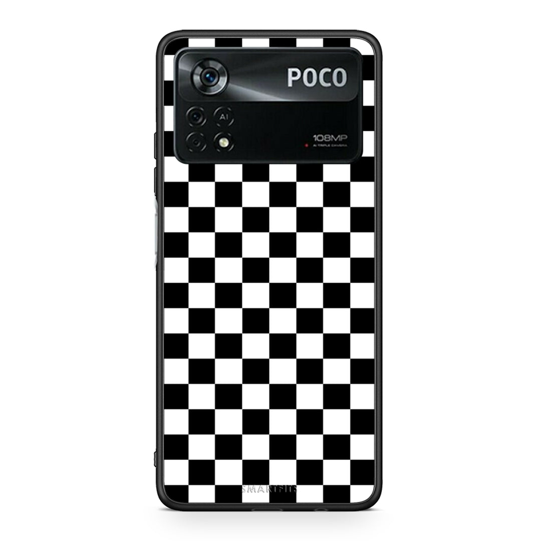 4 - Xiaomi Poco X4 Pro 5G Squares Geometric case, cover, bumper