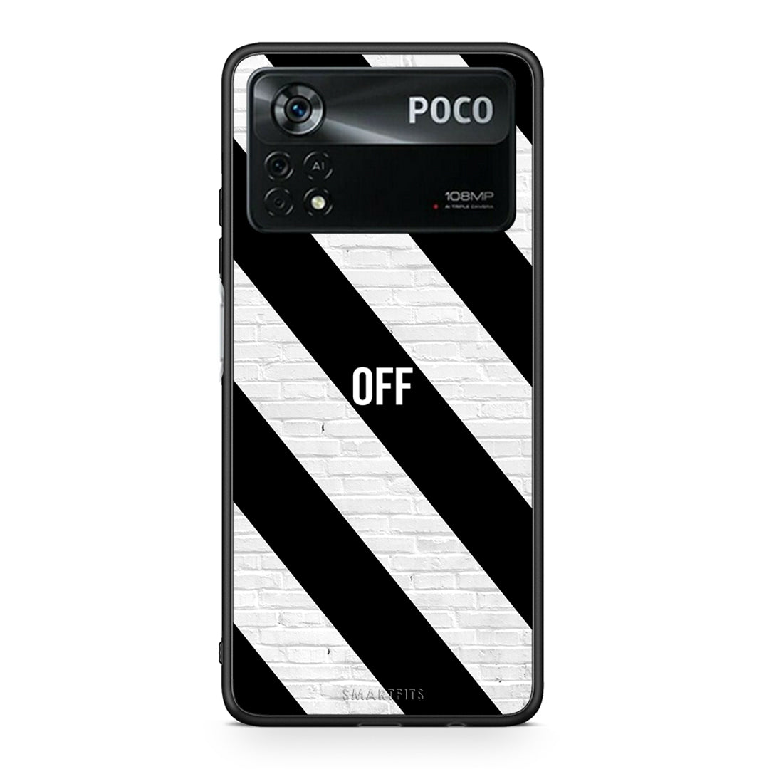 Xiaomi Poco X4 Pro 5G Get Off θήκη από τη Smartfits με σχέδιο στο πίσω μέρος και μαύρο περίβλημα | Smartphone case with colorful back and black bezels by Smartfits