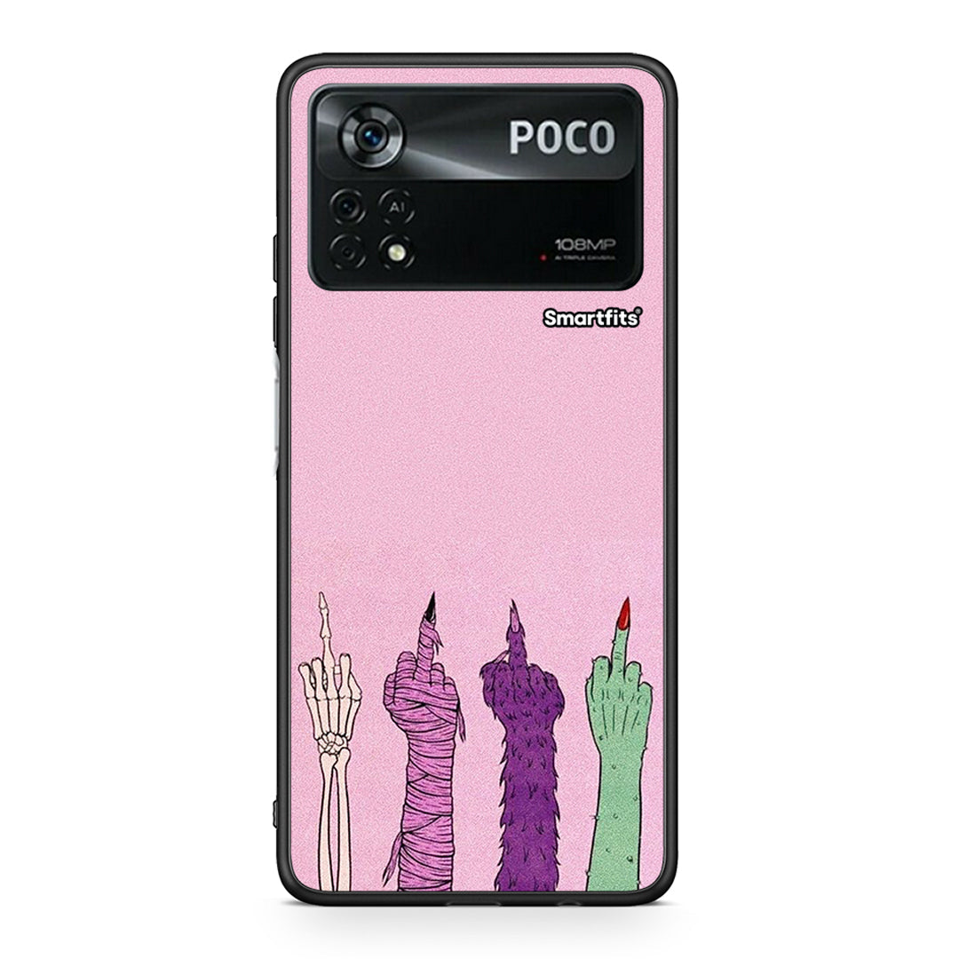 Xiaomi Poco X4 Pro 5G Halloween Be A Lady Θήκη από τη Smartfits με σχέδιο στο πίσω μέρος και μαύρο περίβλημα | Smartphone case with colorful back and black bezels by Smartfits
