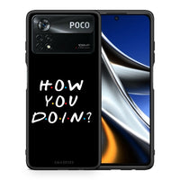 Thumbnail for Θήκη Xiaomi Poco X4 Pro 5G How You Doin από τη Smartfits με σχέδιο στο πίσω μέρος και μαύρο περίβλημα | Xiaomi Poco X4 Pro 5G How You Doin case with colorful back and black bezels