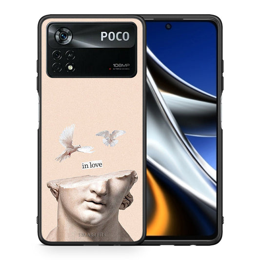Θήκη Xiaomi Poco X4 Pro 5G In Love από τη Smartfits με σχέδιο στο πίσω μέρος και μαύρο περίβλημα | Xiaomi Poco X4 Pro 5G In Love case with colorful back and black bezels