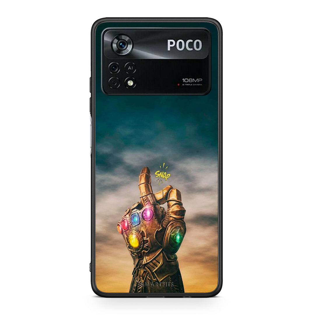 Xiaomi Poco X4 Pro 5G Infinity Snap θήκη από τη Smartfits με σχέδιο στο πίσω μέρος και μαύρο περίβλημα | Smartphone case with colorful back and black bezels by Smartfits