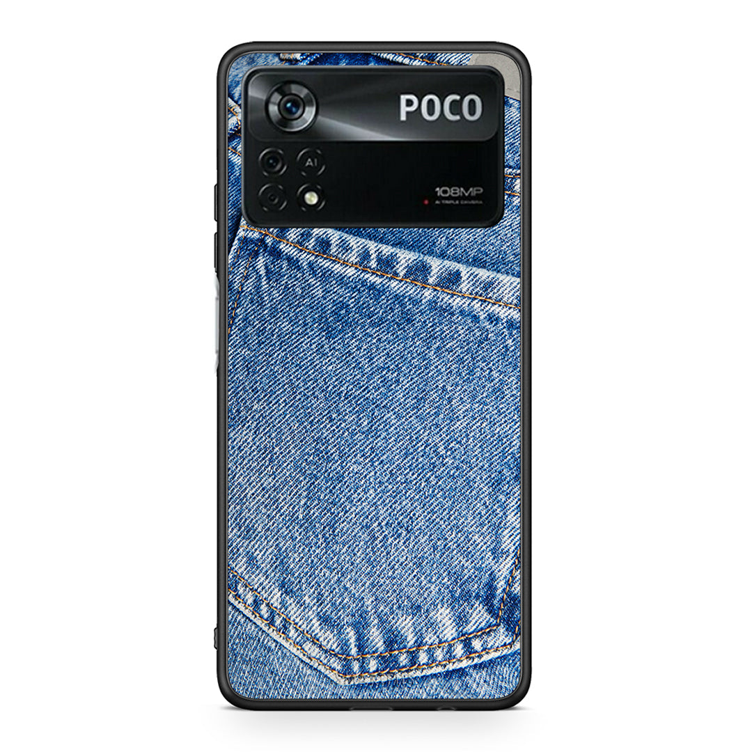 Xiaomi Poco X4 Pro 5G Jeans Pocket θήκη από τη Smartfits με σχέδιο στο πίσω μέρος και μαύρο περίβλημα | Smartphone case with colorful back and black bezels by Smartfits