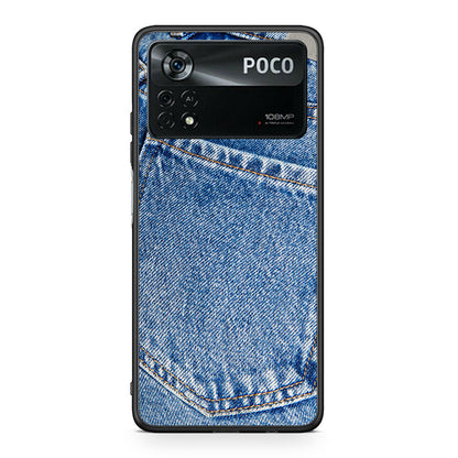 Xiaomi Poco X4 Pro 5G Jeans Pocket θήκη από τη Smartfits με σχέδιο στο πίσω μέρος και μαύρο περίβλημα | Smartphone case with colorful back and black bezels by Smartfits