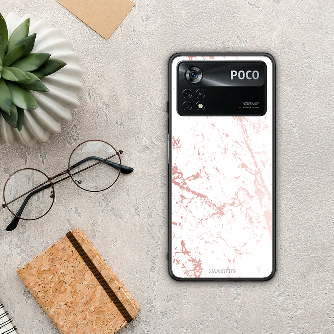 Marble Pink Splash - Xiaomi Poco X4 Pro 5G θήκη