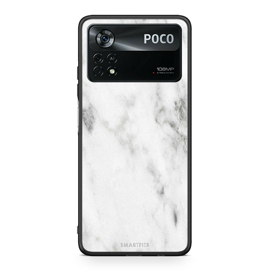 2 - Xiaomi Poco X4 Pro 5G White marble case, cover, bumper