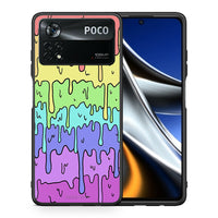 Thumbnail for Θήκη Xiaomi Poco X4 Pro 5G Melting Rainbow από τη Smartfits με σχέδιο στο πίσω μέρος και μαύρο περίβλημα | Xiaomi Poco X4 Pro 5G Melting Rainbow case with colorful back and black bezels