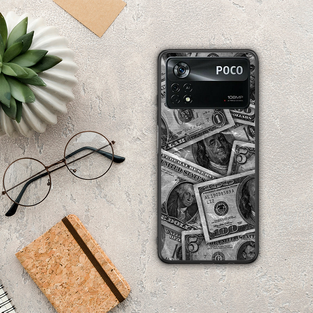 Money Dollars - Xiaomi Poco X4 Pro 5G θήκη
