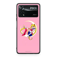 Thumbnail for Xiaomi Poco X4 Pro 5G Moon Girl θήκη από τη Smartfits με σχέδιο στο πίσω μέρος και μαύρο περίβλημα | Smartphone case with colorful back and black bezels by Smartfits