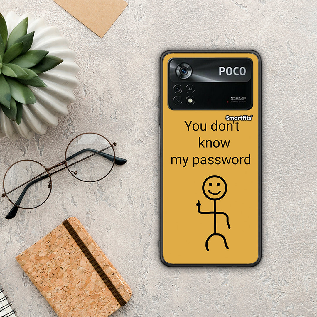 My Password - Xiaomi Poco X4 Pro 5G θήκη