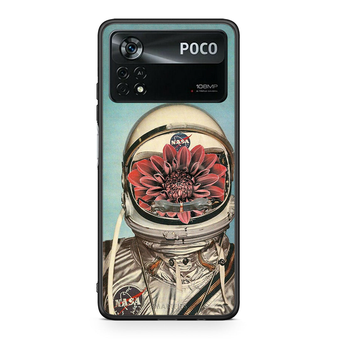 Xiaomi Poco X4 Pro 5G Nasa Bloom θήκη από τη Smartfits με σχέδιο στο πίσω μέρος και μαύρο περίβλημα | Smartphone case with colorful back and black bezels by Smartfits