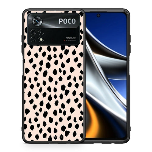 Θήκη Xiaomi Poco X4 Pro 5G New Polka Dots από τη Smartfits με σχέδιο στο πίσω μέρος και μαύρο περίβλημα | Xiaomi Poco X4 Pro 5G New Polka Dots case with colorful back and black bezels