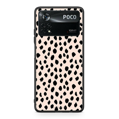 Xiaomi Poco X4 Pro 5G New Polka Dots θήκη από τη Smartfits με σχέδιο στο πίσω μέρος και μαύρο περίβλημα | Smartphone case with colorful back and black bezels by Smartfits