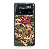 Thumbnail for Xiaomi Poco X4 Pro 5G Ninja Turtles θήκη από τη Smartfits με σχέδιο στο πίσω μέρος και μαύρο περίβλημα | Smartphone case with colorful back and black bezels by Smartfits