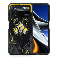 Thumbnail for Θήκη Xiaomi Poco X4 Pro 5G Mask PopArt από τη Smartfits με σχέδιο στο πίσω μέρος και μαύρο περίβλημα | Xiaomi Poco X4 Pro 5G Mask PopArt case with colorful back and black bezels