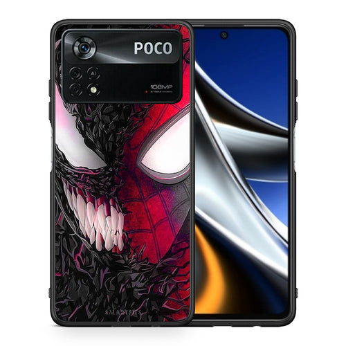 Θήκη iPhone 11 Pro Max SpiderVenom PopArt από τη Smartfits με σχέδιο στο πίσω μέρος και μαύρο περίβλημα | iPhone 11 Pro Max SpiderVenom PopArt case with colorful back and black bezels