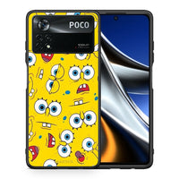 Thumbnail for Θήκη Xiaomi Poco X4 Pro 5G Sponge PopArt από τη Smartfits με σχέδιο στο πίσω μέρος και μαύρο περίβλημα | Xiaomi Poco X4 Pro 5G Sponge PopArt case with colorful back and black bezels