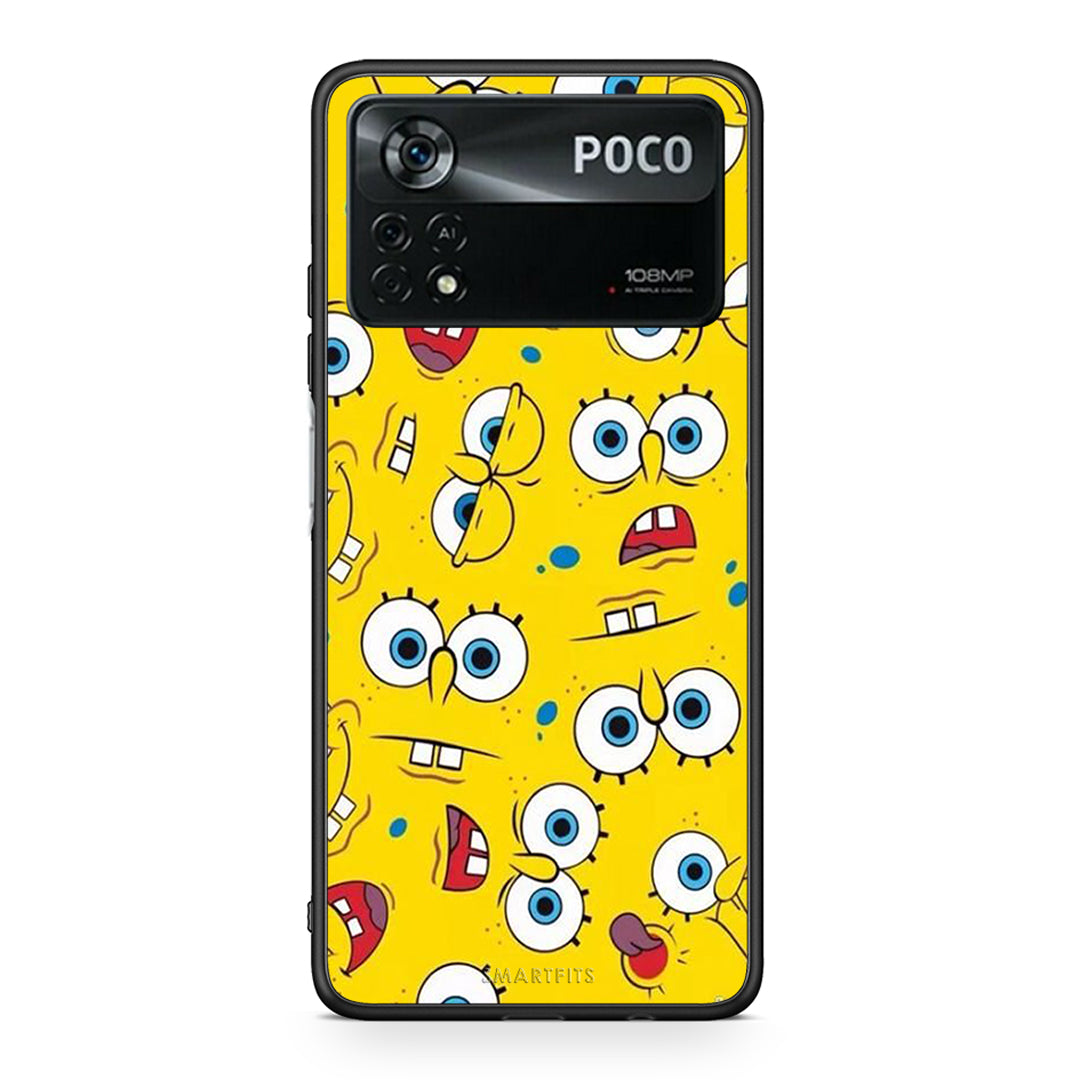 4 - Xiaomi Poco X4 Pro 5G Sponge PopArt case, cover, bumper