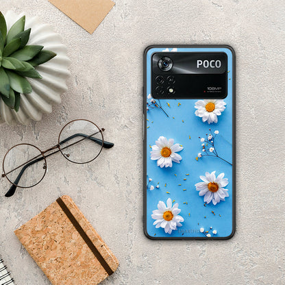 Real Daisies - Xiaomi Poco X4 Pro 5G θήκη