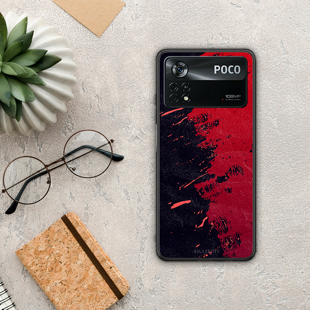 Red Paint - Xiaomi Poco X4 Pro 5G θήκη
