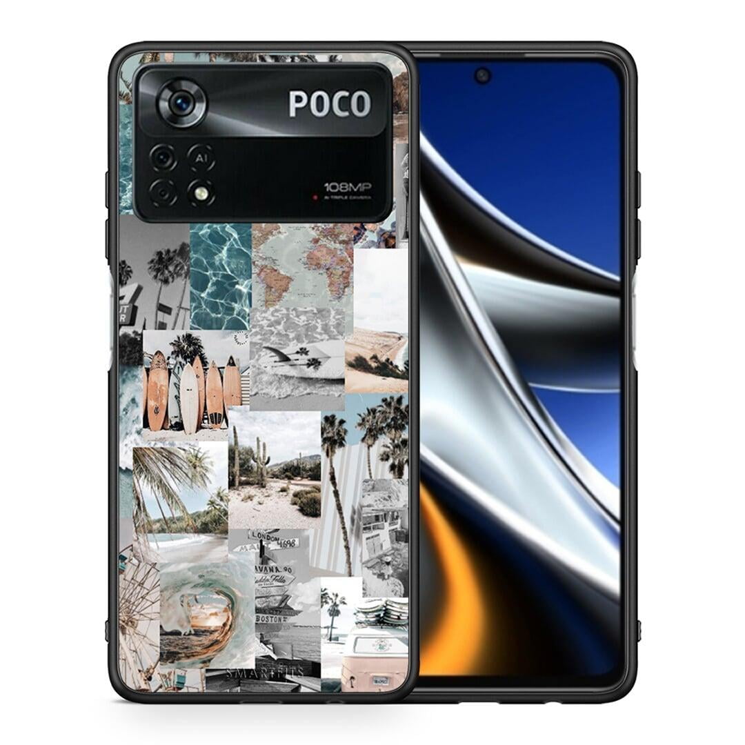 Θήκη Xiaomi Poco X4 Pro 5G Retro Beach Life από τη Smartfits με σχέδιο στο πίσω μέρος και μαύρο περίβλημα | Xiaomi Poco X4 Pro 5G Retro Beach Life case with colorful back and black bezels