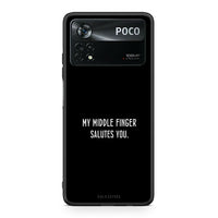 Thumbnail for Xiaomi Poco X4 Pro 5G Salute θήκη από τη Smartfits με σχέδιο στο πίσω μέρος και μαύρο περίβλημα | Smartphone case with colorful back and black bezels by Smartfits