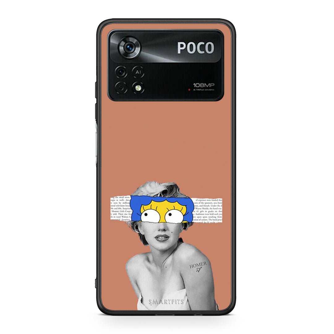 Xiaomi Poco X4 Pro 5G Sim Merilyn θήκη από τη Smartfits με σχέδιο στο πίσω μέρος και μαύρο περίβλημα | Smartphone case with colorful back and black bezels by Smartfits