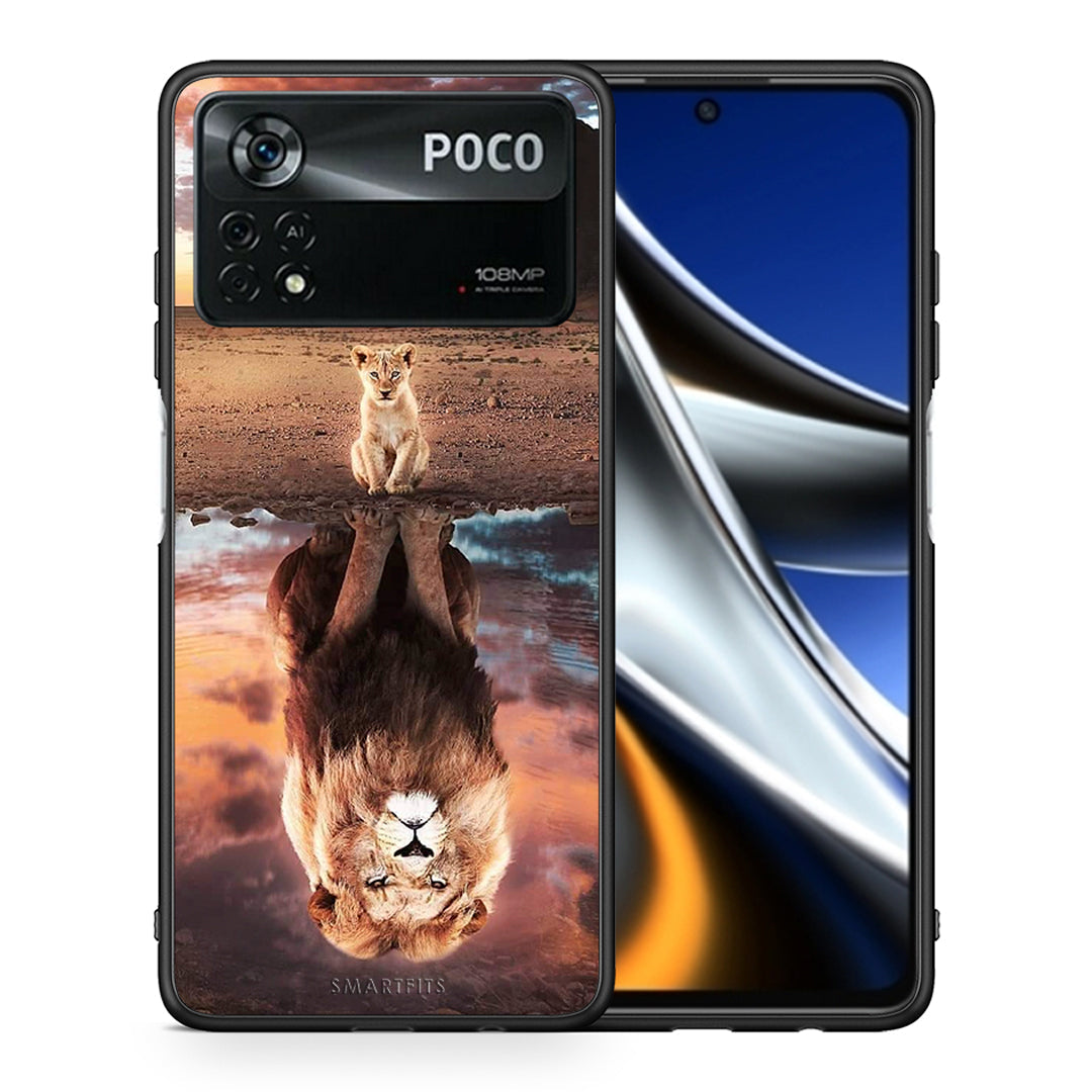 Θήκη Αγίου Βαλεντίνου Xiaomi Poco X4 Pro 5G Sunset Dreams από τη Smartfits με σχέδιο στο πίσω μέρος και μαύρο περίβλημα | Xiaomi Poco X4 Pro 5G Sunset Dreams case with colorful back and black bezels