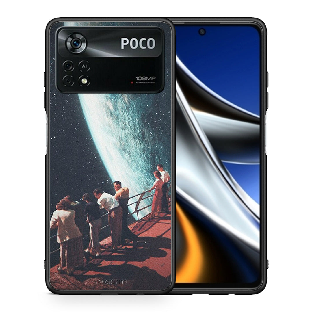 Θήκη Xiaomi Poco X4 Pro 5G Surreal View από τη Smartfits με σχέδιο στο πίσω μέρος και μαύρο περίβλημα | Xiaomi Poco X4 Pro 5G Surreal View case with colorful back and black bezels