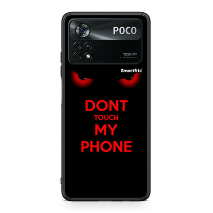 Xiaomi Poco X4 Pro 5G Touch My Phone Θήκη από τη Smartfits με σχέδιο στο πίσω μέρος και μαύρο περίβλημα | Smartphone case with colorful back and black bezels by Smartfits