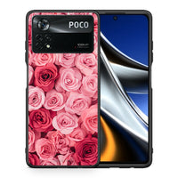 Thumbnail for Θήκη Xiaomi Poco X4 Pro 5G RoseGarden Valentine από τη Smartfits με σχέδιο στο πίσω μέρος και μαύρο περίβλημα | Xiaomi Poco X4 Pro 5G RoseGarden Valentine case with colorful back and black bezels