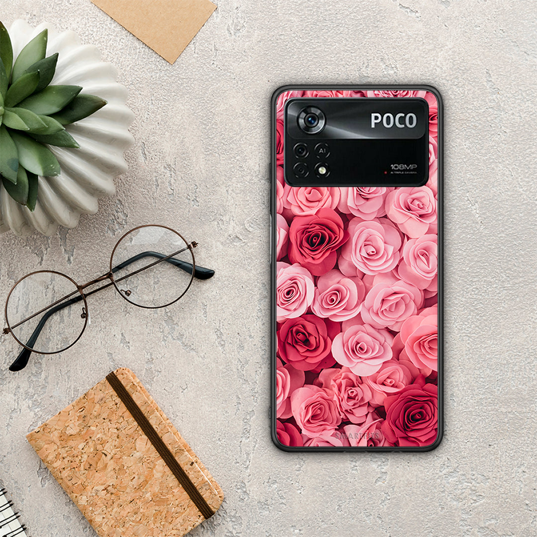 Valentine RoseGarden - Xiaomi Poco X4 Pro 5G θήκη