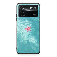 Thumbnail for Xiaomi Poco X4 Pro 5G Water Flower Θήκη από τη Smartfits με σχέδιο στο πίσω μέρος και μαύρο περίβλημα | Smartphone case with colorful back and black bezels by Smartfits