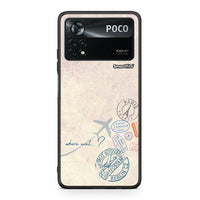 Thumbnail for Xiaomi Poco X4 Pro 5G Where Next Θήκη από τη Smartfits με σχέδιο στο πίσω μέρος και μαύρο περίβλημα | Smartphone case with colorful back and black bezels by Smartfits