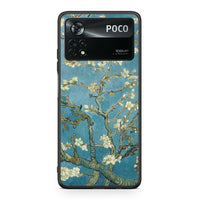 Thumbnail for Xiaomi Poco X4 Pro 5G White Blossoms θήκη από τη Smartfits με σχέδιο στο πίσω μέρος και μαύρο περίβλημα | Smartphone case with colorful back and black bezels by Smartfits