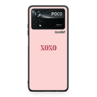 Thumbnail for Xiaomi Poco X4 Pro 5G XOXO Love θήκη από τη Smartfits με σχέδιο στο πίσω μέρος και μαύρο περίβλημα | Smartphone case with colorful back and black bezels by Smartfits