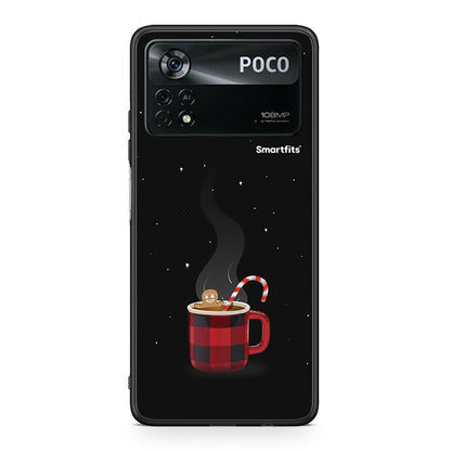 Xiaomi Poco X4 Pro 5G Xmas Bathing θήκη από τη Smartfits με σχέδιο στο πίσω μέρος και μαύρο περίβλημα | Smartphone case with colorful back and black bezels by Smartfits