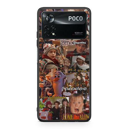 Xiaomi Poco X4 Pro 5G Xmas Wishes θήκη από τη Smartfits με σχέδιο στο πίσω μέρος και μαύρο περίβλημα | Smartphone case with colorful back and black bezels by Smartfits