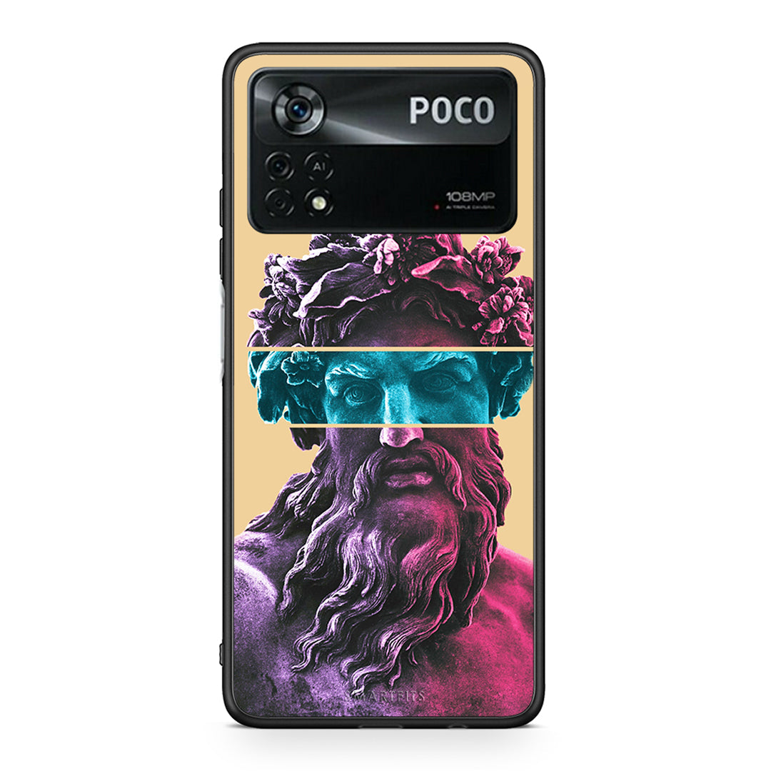 Xiaomi Poco X4 Pro 5G Zeus Art Θήκη Αγίου Βαλεντίνου από τη Smartfits με σχέδιο στο πίσω μέρος και μαύρο περίβλημα | Smartphone case with colorful back and black bezels by Smartfits