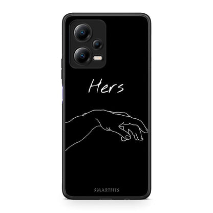 Θήκη Xiaomi Poco X5 5G Dual Aesthetic Love 1 από τη Smartfits με σχέδιο στο πίσω μέρος και μαύρο περίβλημα | Xiaomi Poco X5 5G Dual Aesthetic Love 1 Case with Colorful Back and Black Bezels