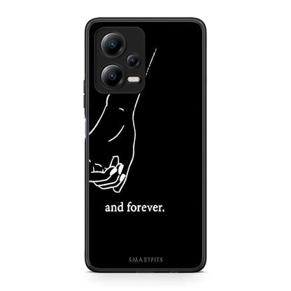 Θήκη Xiaomi Poco X5 5G Dual Always & Forever 2 από τη Smartfits με σχέδιο στο πίσω μέρος και μαύρο περίβλημα | Xiaomi Poco X5 5G Dual Always & Forever 2 Case with Colorful Back and Black Bezels